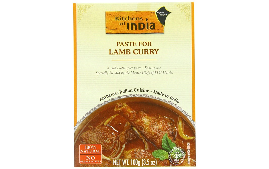 Kitchens Of India Paste For Lamb Curry    Box  100 grams